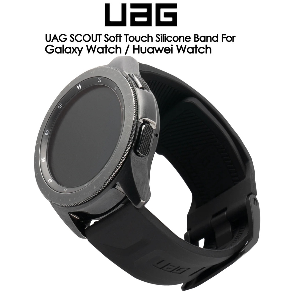 Dây Đeo Silicon UAG Cho Đồng Hồ Thông Minh Samsung Galaxy Watch 3 4 5 / Huawei Watch GT2/3 42mm/46mm 20mm/22mm