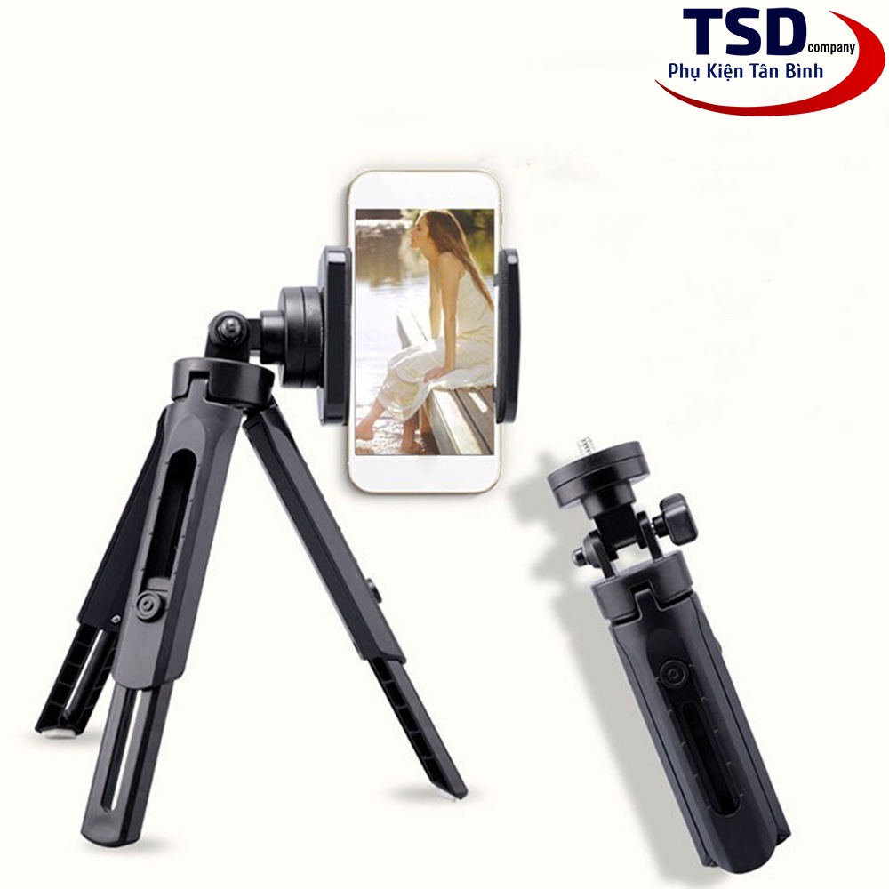 Tripod Support Mini 3 Chân Cho Điện Thoại, Máy Ảnh