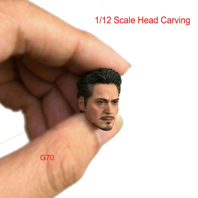 Mô Hình Đầu Nhân Vật Tony Stark/Holand Tỉ Lệ 1/12