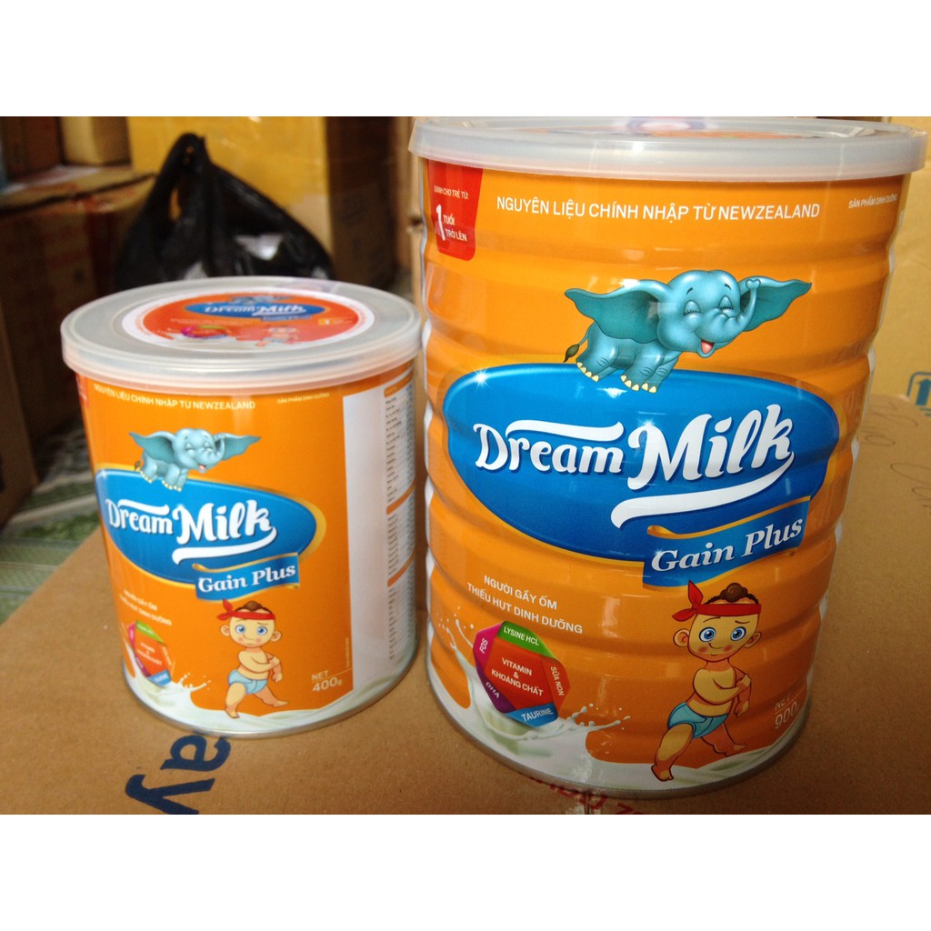 sữa siêu tăng cân Dream milk Gain plus T470 400g-900g
