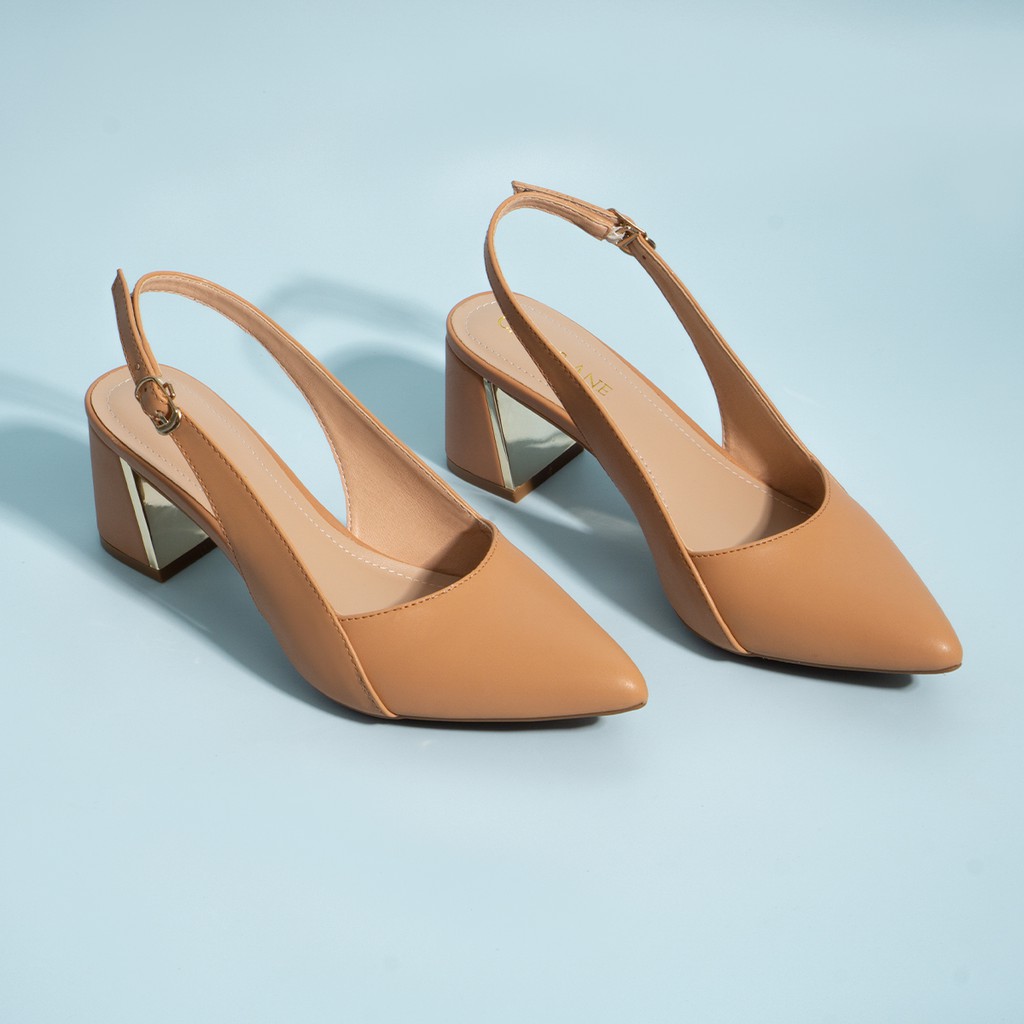 Giày Cao Gót Cao 7 Cm Thời Trang Mũi Nhọn Phối Dây Kiểu Dáng Basic