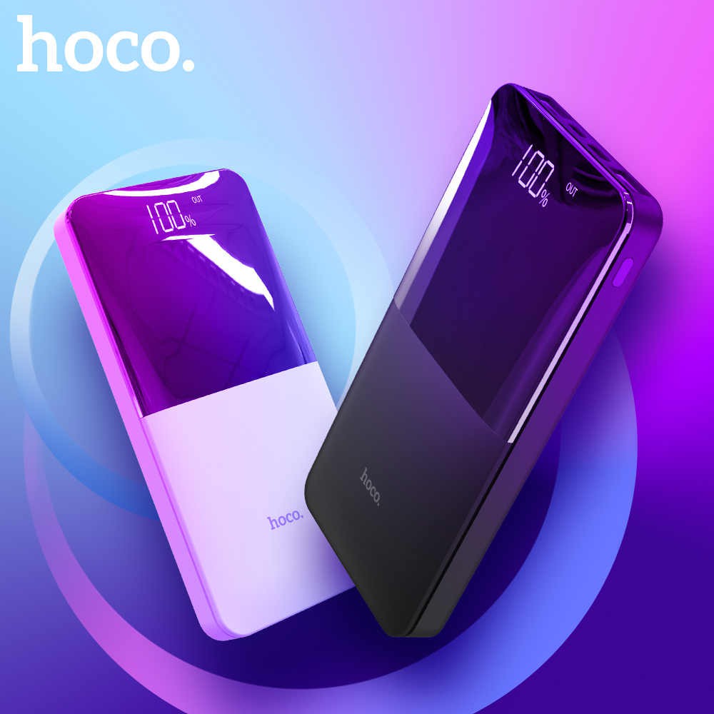 Sạc Dự Phòng 2 cổng sạc in/out -Hoco J42 High power ✔10.000mAh[CHÍNH HÃNG]