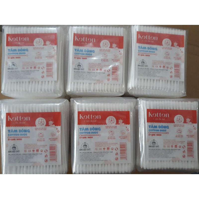 LỐC  Bông  ráy  tai BBT  baby  gói ziper 57 que.
