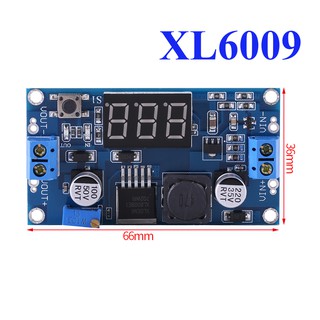 Mạch nguồn tăng áp DC-DC XL6009 ADJ có LED Hiển Thị Áp