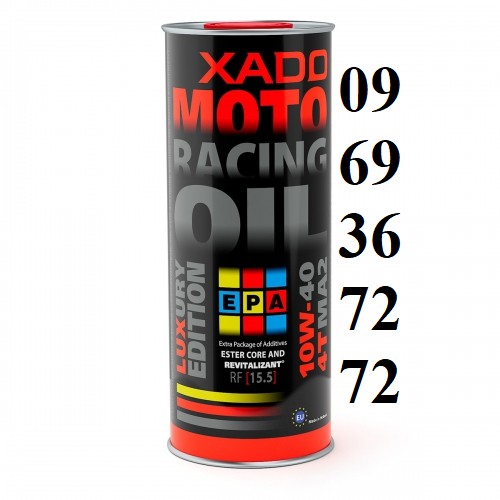 Nhớt tổng hợp XADO Luxury Moto Racing Oil 10W-40 4T MA2