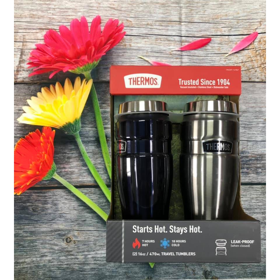 Ly giữ nhiệt Thermos 470ml giữ Nóng 7h & Lạnh 12h