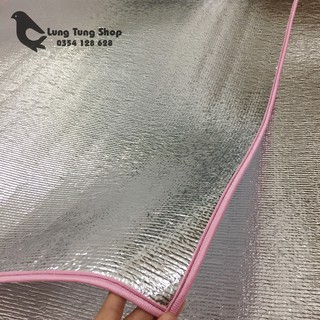 [Mã LIFEHOT10K giảm 10K đơn 20K] [ Dày 3.5mm - viền hồng ] Chiếu ngủ trưa văn phòng cá nhân màu hồng