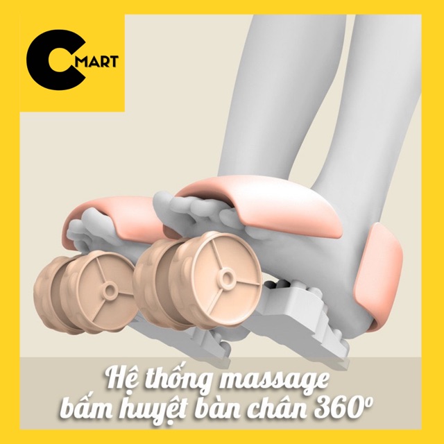 Máy massage bấm huyệt Xiaomi Leravan LJ-ZJ008 - mát xa chân 360 độ [CMART.COM.VN]