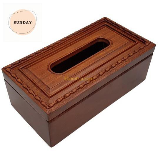 Hộp đựng Giấy Ăn_Khăn Giấy Bằng Gỗ Hương Cao Cấp-HÀNG ĐẸP | BigBuy360 - bigbuy360.vn