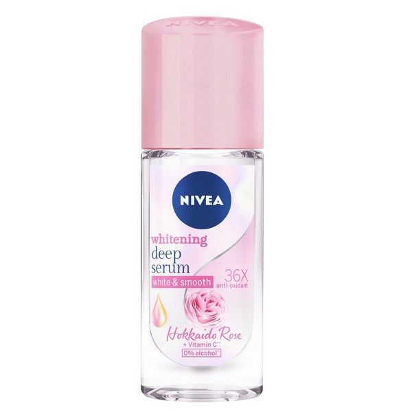Lăn Ngăn Mùi Nivea Serum Sáng Mịn Hương Hoa Whitening Deep Serum 40ml | BigBuy360 - bigbuy360.vn