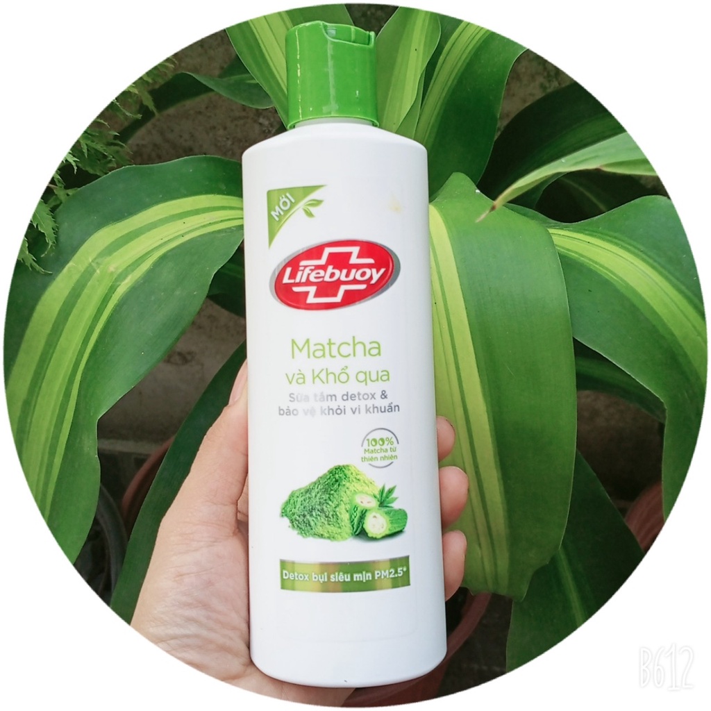 (250g) Sữa tắm Lifebuoy Bảo Vệ Khỏi Vi Khuẩn Matcha Và Khổ Qua