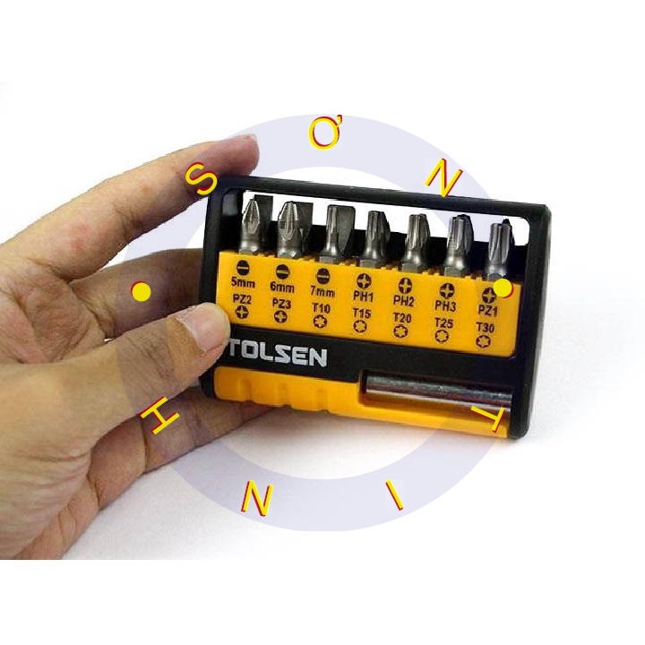 Bộ Đầu Vít 15 Món Tolsen 20365