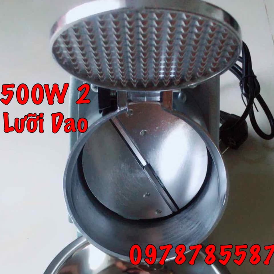 Máy bào đá tuyết 2 lưỡi dao siêu khoẻ ( 500W)