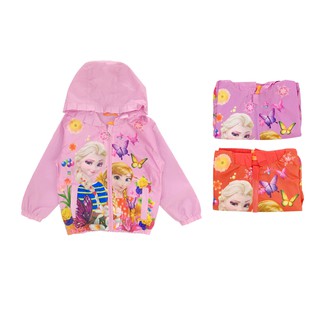 Áo khoác gió bé gái Vinakids hình Elsa (1-6 tuổi)