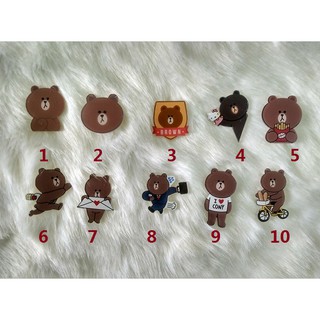 Huy hiệu gấu Brown