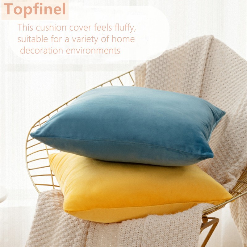 Ready Sotck Soft Velvet Cushion Cover 30*50 Decorative PillowCase 40x40cm Square Pillow Cover for Bed Sofa Hotel Decoration | BigBuy360 - bigbuy360.vn
