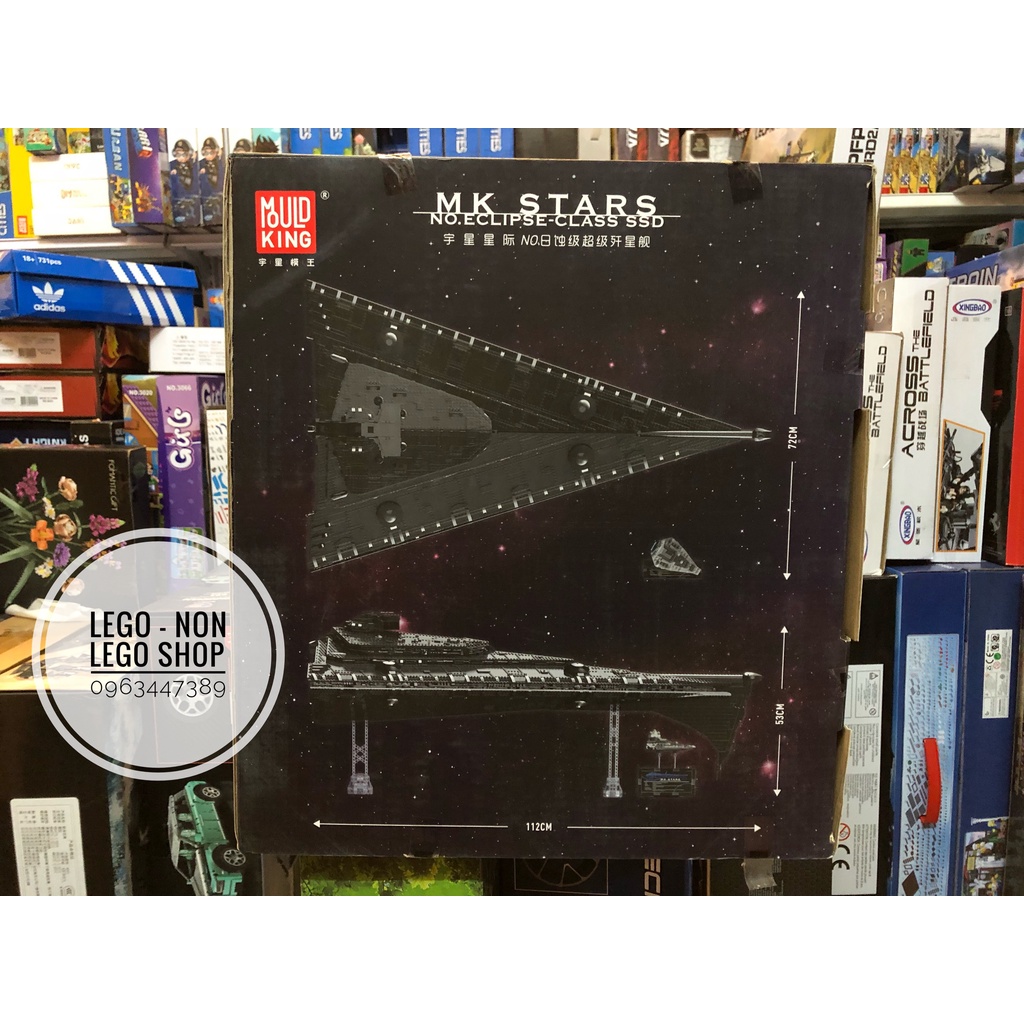 Star Wars - Mould King 21004 ( Xếp Hình Siêu Phi Thuyền Super Star Destroyer Class Dreadnought 10368 mảnh