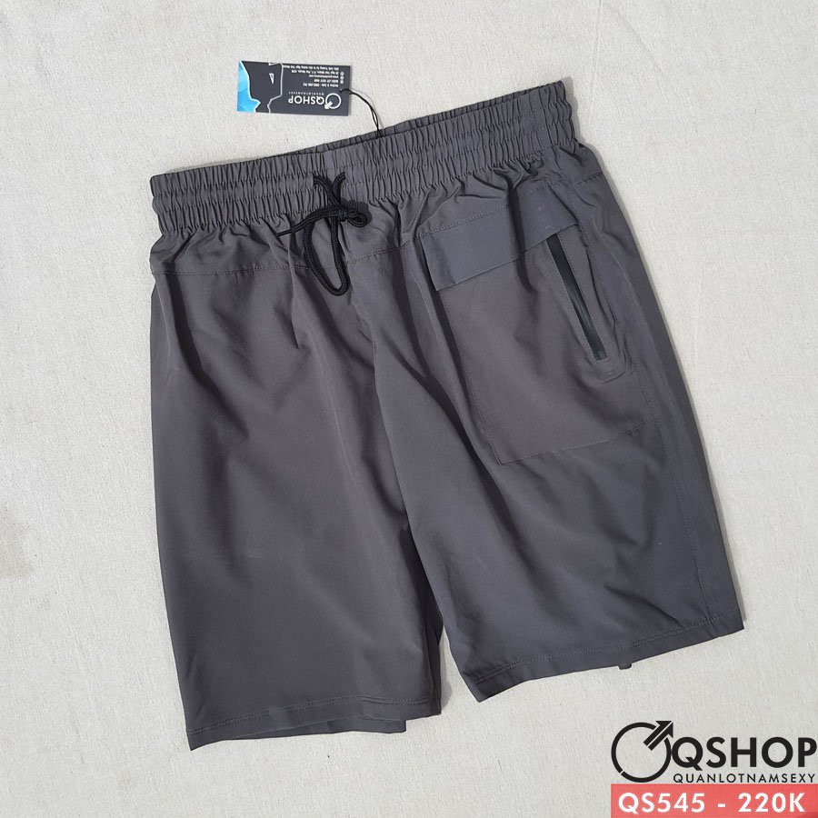 QUẦN SHORT VẢI SI GIÓ MỎNG THOẢI MÁI QSHOP QS545