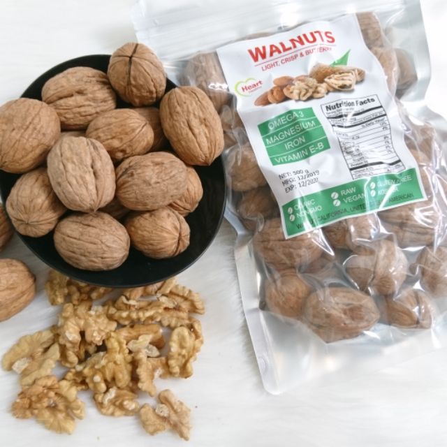 500GRAM ÓC CHÓ VÀNG NHẬP KHẨU MỸ NGUYÊN VỎ