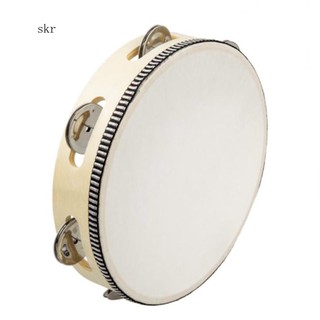 Trống lục lạc bằng gỗ cho bé