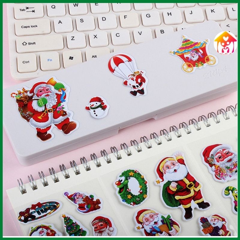 Nhãn dán trang trí giáng sinh Noel cho bé siêu đẹp