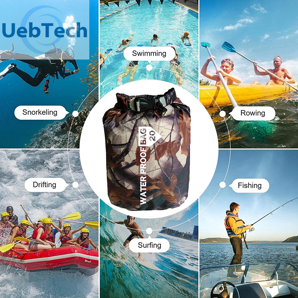Túi đựng đồ bơi chống thấm nước Uebtech 20L