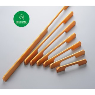 Tay nắm tủ áo, tủ bếp chất liệu nhôm, màu vàng nặng đẹp MS795
