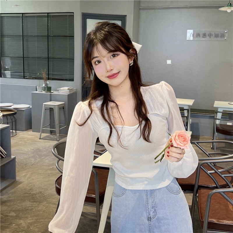 NRVP Áo Sweater Dài Tay Phong Cách Hàn Quốc Sành Điệu Dành Cho Nữ