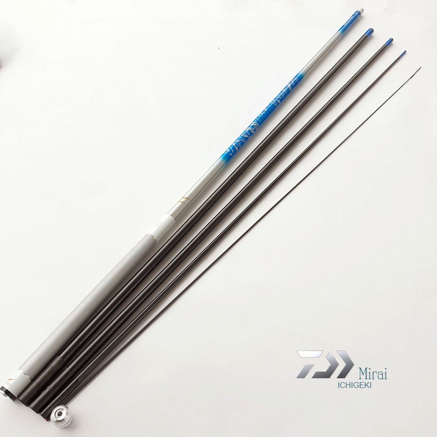 Cần Câu Đài Carbon Tuyết Ẩm Đao 6H - Tặng 1 ngọn phụ và có lóng để thay thế khi cần