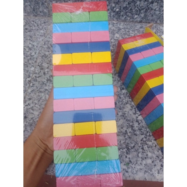 Bộ rút gỗ màu loại to, kèm xúc xắc