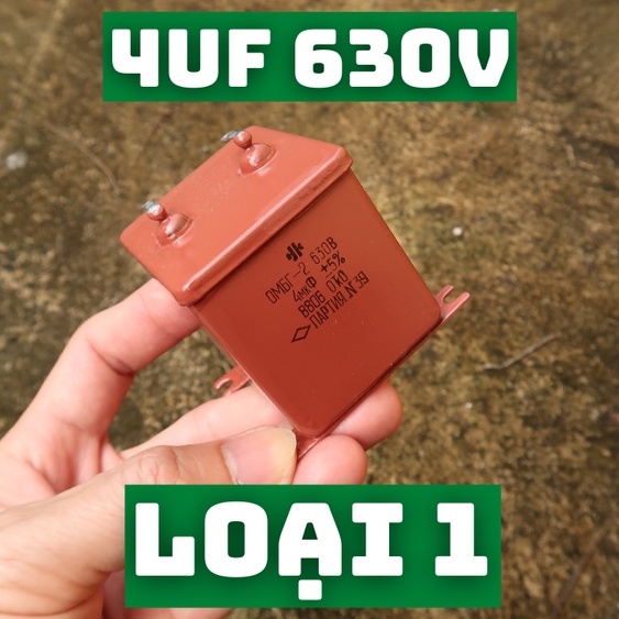 Tụ dầu nga 4uf 630v loại 1