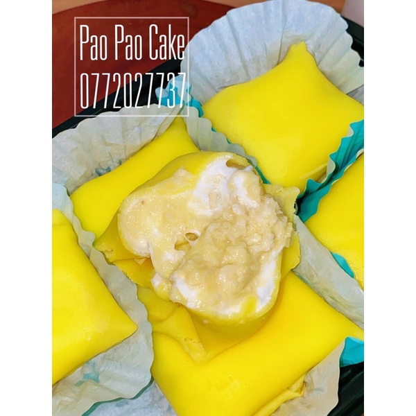 Bánh CREPE Sầu Riêng 6c Bao Nhiều Sầu Riêng Bao Ngon - Crep Sầu Riêng Lá Dứa-Khoai Môn-Xoài-Set bánh Mix‼️💥
