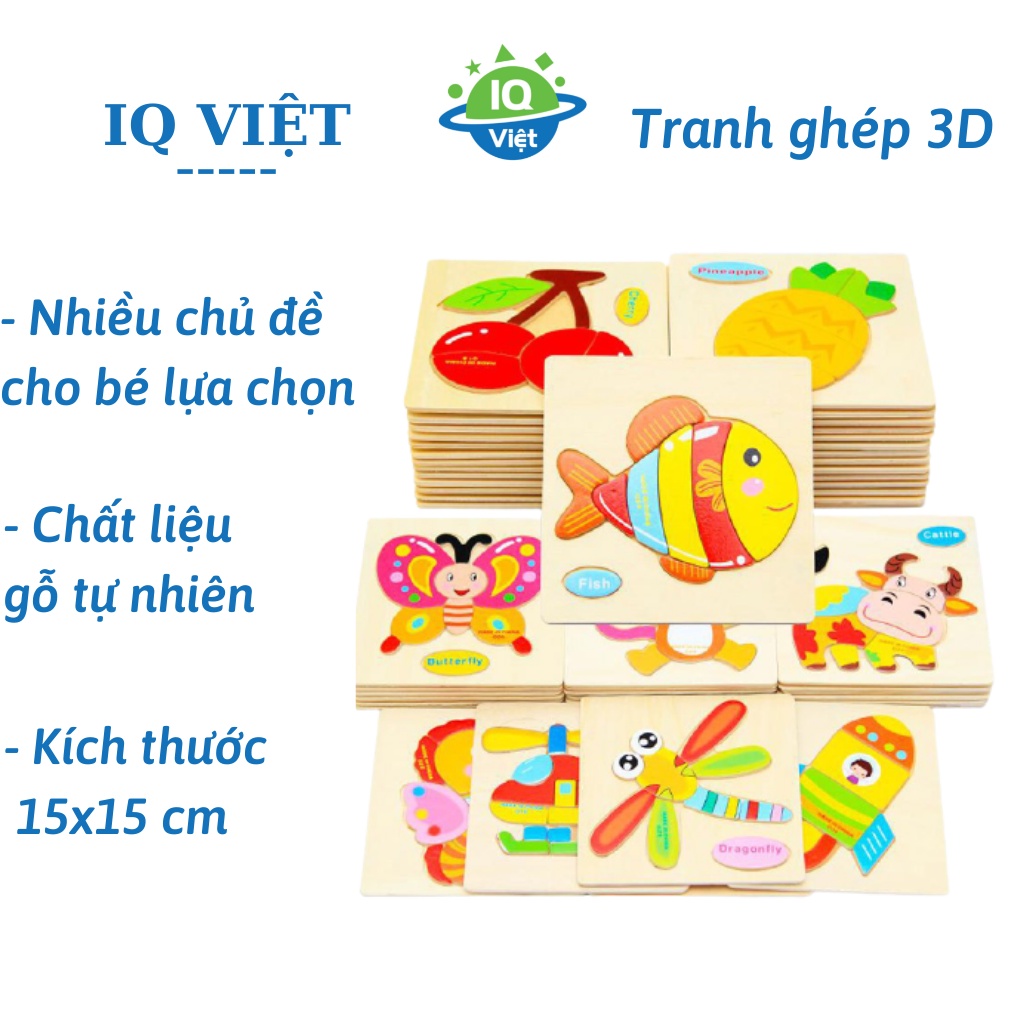 TRANH GHÉP 3D- ĐỒ CHƠI GHÉP HÌNH CHO BÉ- ĐỒ CHƠI TRÍ TUỆ- LEGO