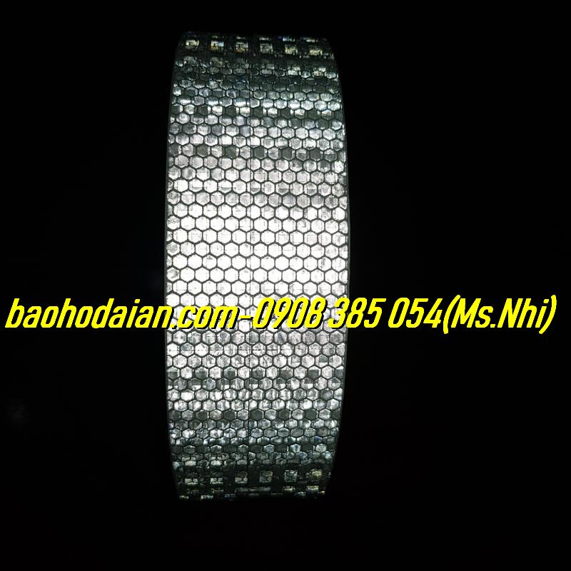 Băng keo phản quang 3M hình kim cương -Dài 50M- Kèm ảnh thật