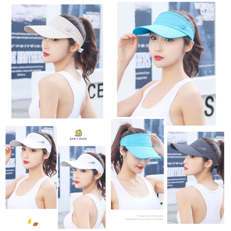Mũ lưỡi trai thể thao hở nửa đầu dành cho nam và nữ