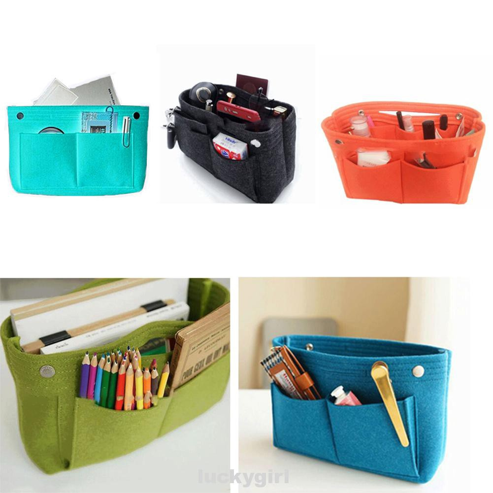 Women MultiPocket Handbag Useful Bag Portable Durable Organizer