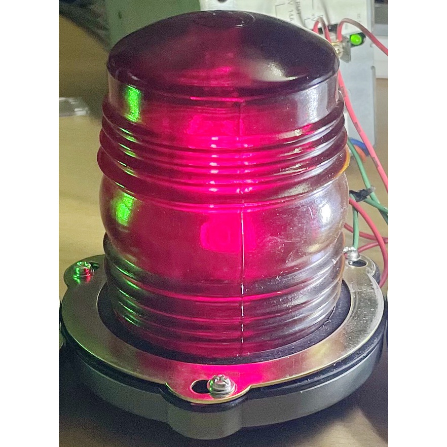 Đèn tín hiệu hành trình tàu sông, sà làn CXH-3  24V/12V 25W loại tốt