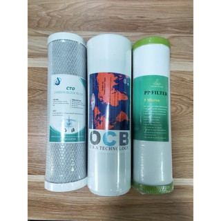 Bộ 3 lõi lọc nước thô đầu nguồn số 123 – hàng chính hãng - bộ lọc thô 3 cấp