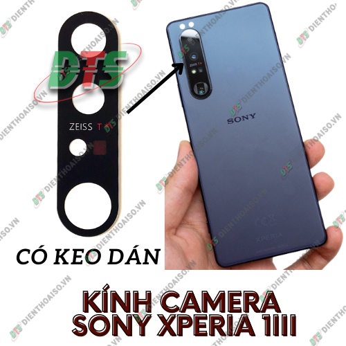 Kính camera sony xperia 1iii kèm keo dán