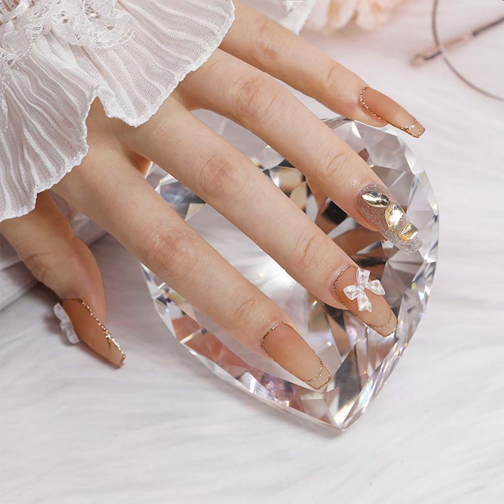 [Hàng mới về] Nơ trang trí móng tay nhiều màu sắc phong cách Nhật Bản dễ thương