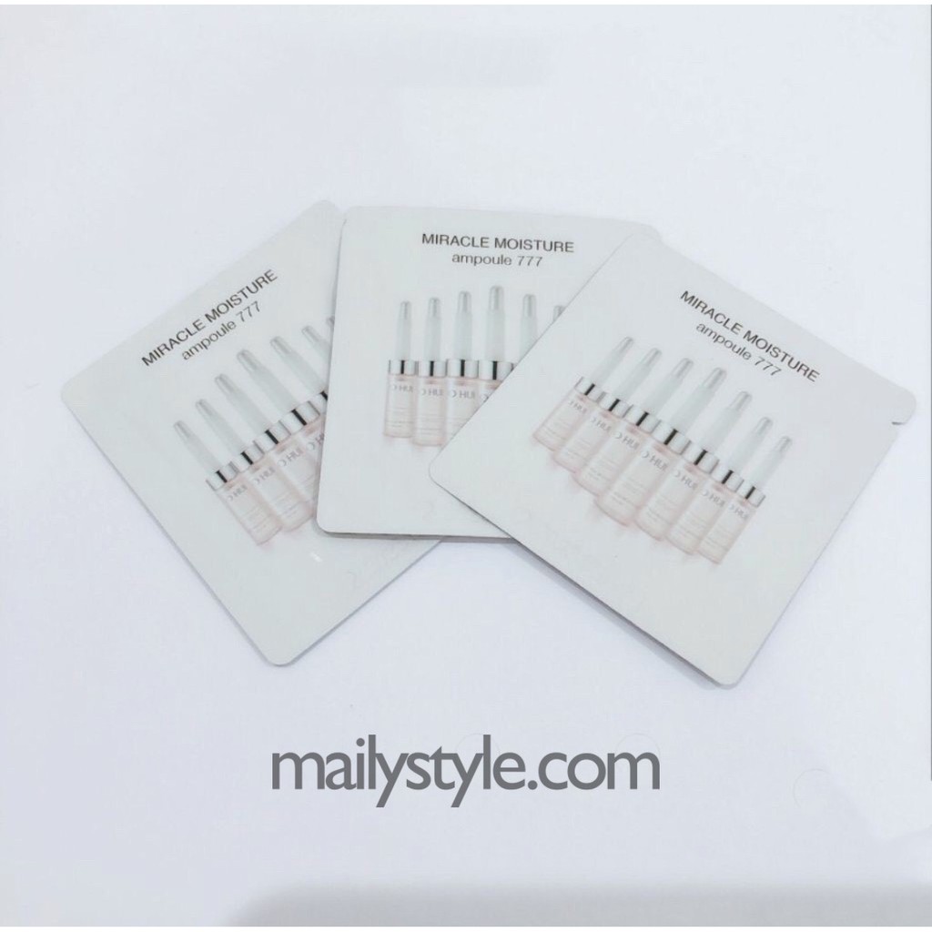 Sample tinh chất huyết thanh 777 Ohui siêu dưỡng ẩm dưỡng trắng và căng bóng da - Miracle Moisture Ampoule Ohui 777 1ml | BigBuy360 - bigbuy360.vn