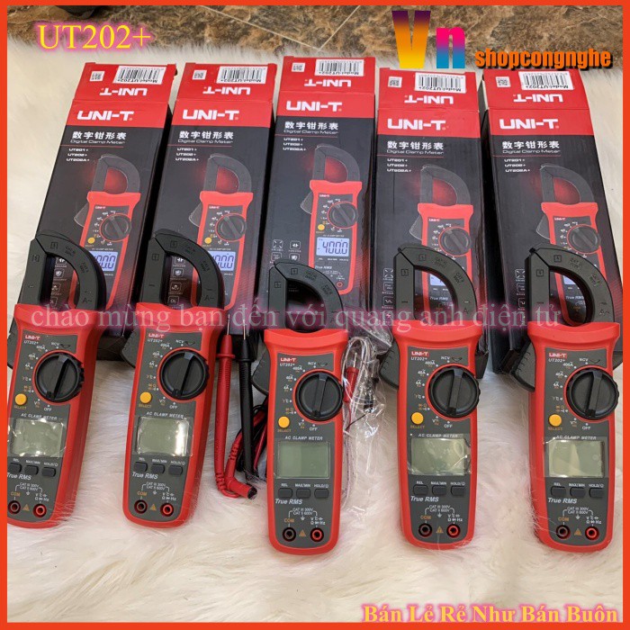 UT202+ Ampe kìm điện tử Uni-Trend có đo nhiệt độ 400A