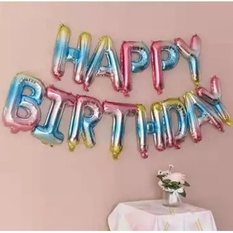 Bong bóng lá nhôm 16 inch trang trí tiệc sinh nhật