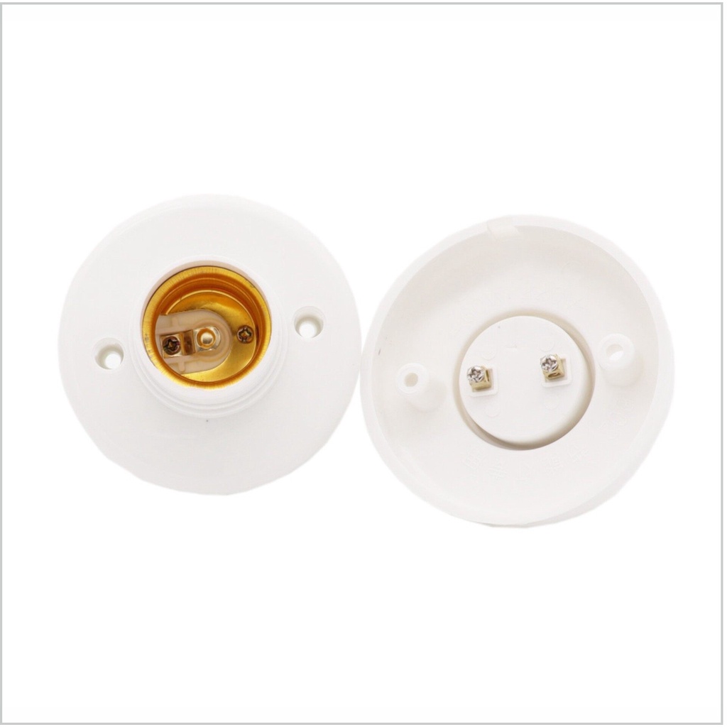 Đuôi đèn E27 giắc cắm chuẩn US có công tắc tiện lợi