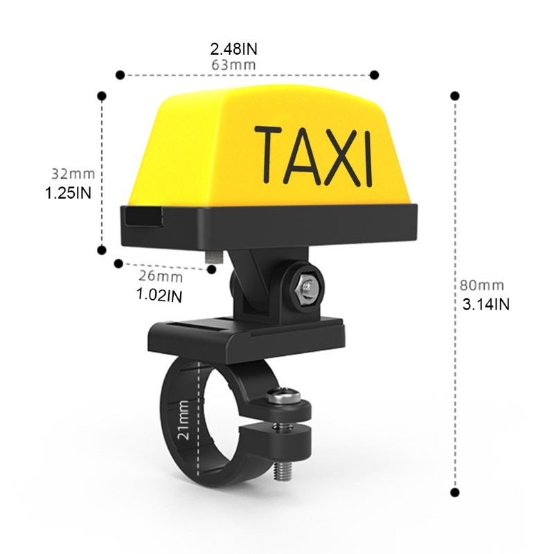 Đèn LED Tín Hiệu / Xi Nhan USB Kèm Hộp Taxi Tiện Dụng