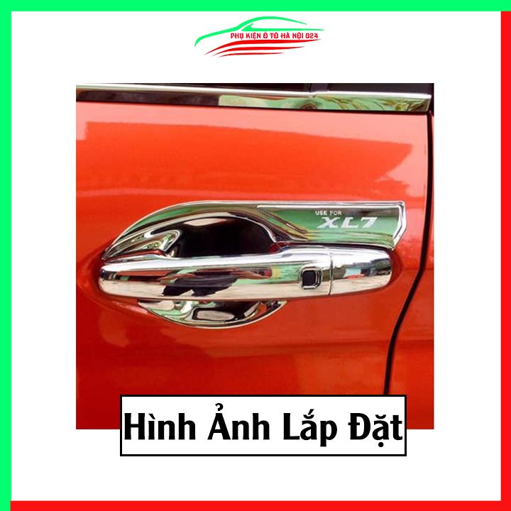 Ốp tay hõm mạ crom Suzuki XL7 2020-2023 sáng bóng chống trầy bảo vệ cửa xe ô tô