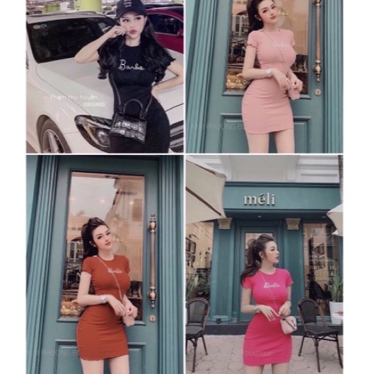 [Mã WARN10 giảm 10k đơn 50k] Đầm ôm body thêu chữ | BigBuy360 - bigbuy360.vn