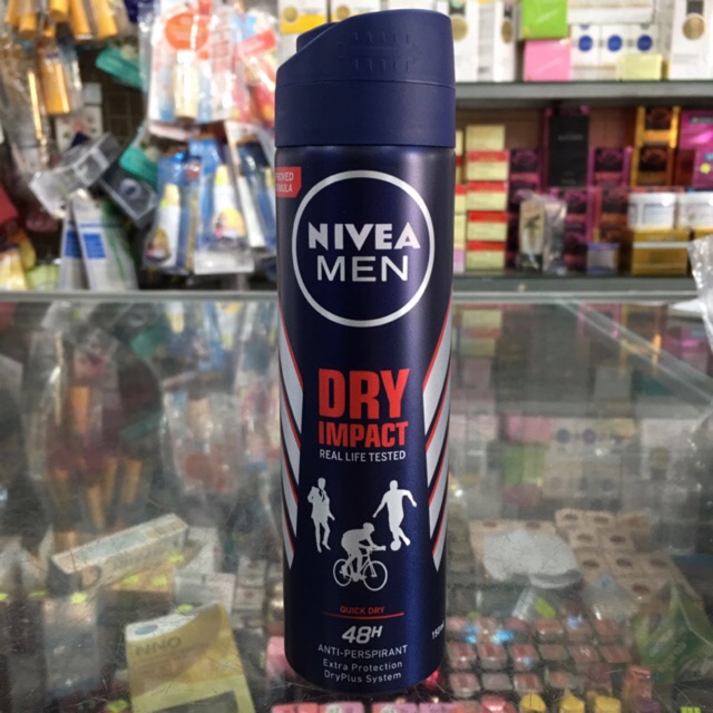 Xịt ngăn mùi Nivea Men Dry Impact khô thoáng 150ml