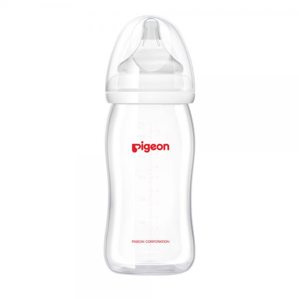 ✔️✔️ĐỦ SIZE✔️✔️Bình Sữa Pigeon Cổ Rộng PP Plus 160ML/240ML-  HÀNG NHẬP KHẨU