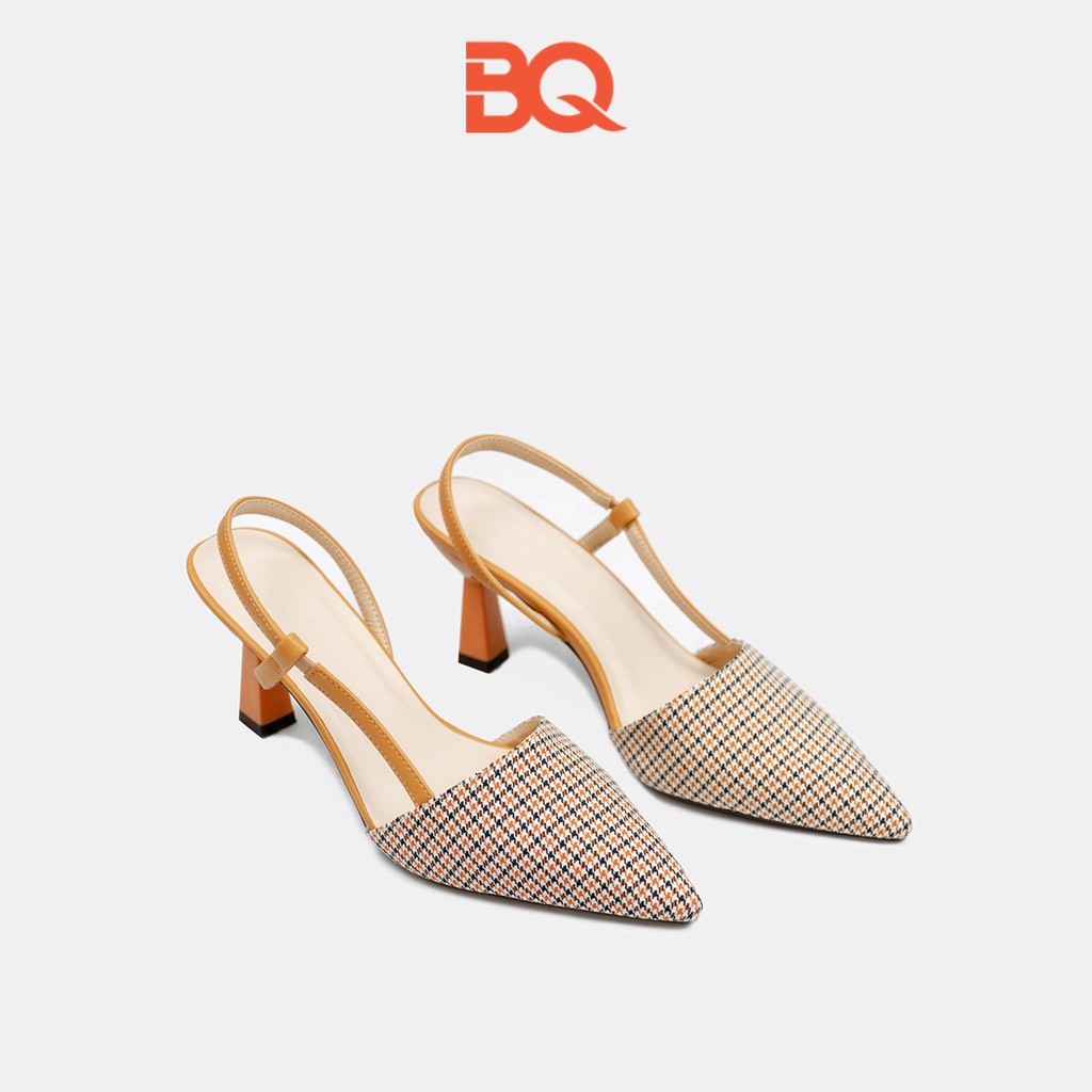 Giày cao gót nữ bít mũi gót nhọn 7p quai hậu BQ GB H170